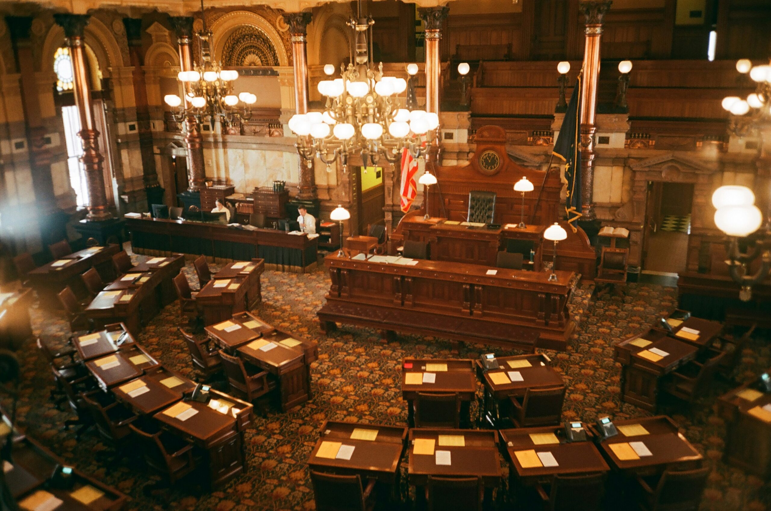 Courtroom. Contested adoptions in Ocean County.